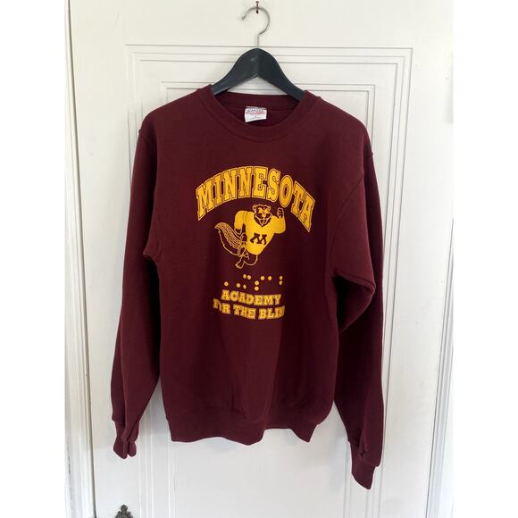 Vintage Minnesota Academy for the Blind Crewneck Sweatshirt - Picture 1 of 5